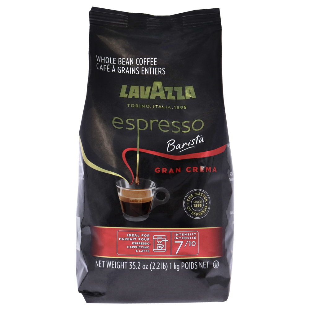 LEspresso Gran Crema Roast Whole Bean Coffee-Lavazza for Unisex-35.2 oz Coffee